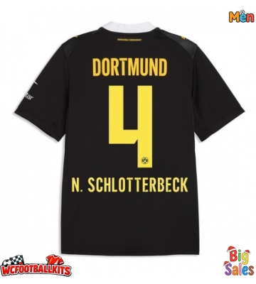 Borussia Dortmund Nico Schlotterbeck #4 Replica Away Stadium Shirt 2026-27 Short Sleeve